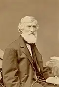 Le peintre et graveur Asher Brown Durand, vers 1869.