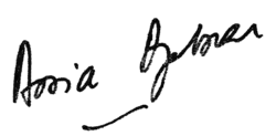 signature d'Assia Djebar