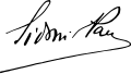 Signature de Sidónio Pais