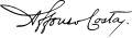 Signature de Afonso Costa