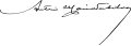 Signature de José Norton de Matos, António Maria da Silva