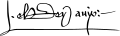 Signature de Denis&nbsp;Ier