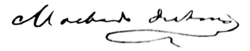 signature de Joaquim Maria Machado de Assis