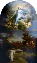 Assomption par Nicolas Loir achetée aux Ursulines de Quimper. Initialement créée pour l'autel de la chapelle de la Victoire dans la cathédrale de Quimper.