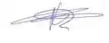 Signature de Azali Assoumani