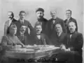Photomontage officiel d'une des délégations assyriennes à la conférence de paix de Paris.