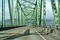 Sur le pont, en direction du nord.