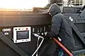 Vue des prises carburant du pas-de-tir
