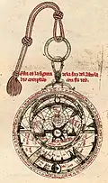Un astrolabe planisphérique.
