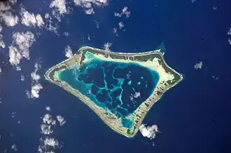 Photo satellite d'Atafu