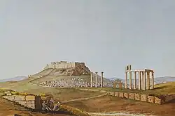 Athènes. Vue du Sud-Est.
