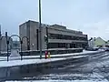 La poste et les bureaux des finances, à l'entrée d'Athus