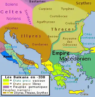 Balkans vers -330.