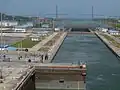 Le pont de l'Atlantique en construction (1er février 2018)