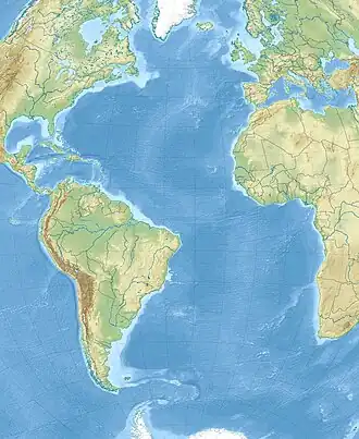 (Voir situation sur carte : océan Atlantique)