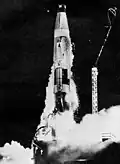 Lancement de la fusée Atlas B.