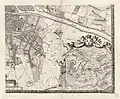 Extrait du plan de Jouvin de Rochefort (1672), fac-similé.