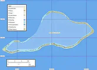 Carte de Mururoa.