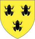 Armoiries attribuées aux Mérovingiens avant le baptême de Clovis.