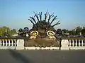 Revers des Nymphes de la Neva, côté amont.