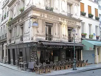 No 78 : restaurant « Le Rocher de Cancale ».