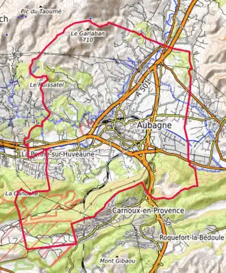 Carte topographique.