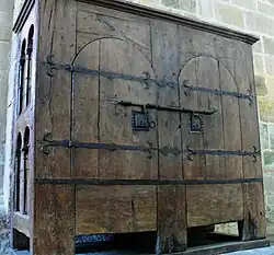 Armoire liturgique du XIIe&nbsp;siècle.