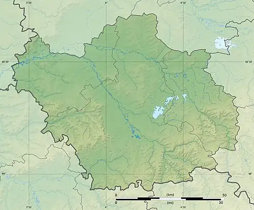 Voir sur la carte topographique de l'Aube