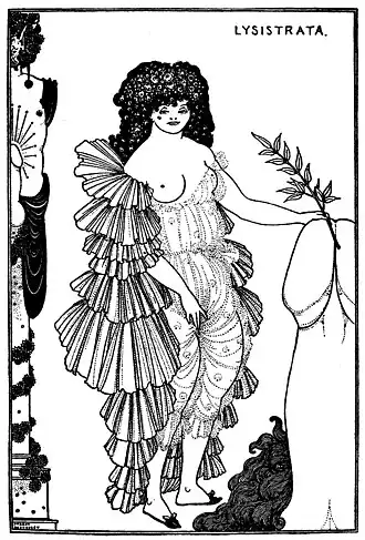 Illustration d'Aubrey Beardsley, 1896.