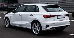 Vue arrière de la Sportback