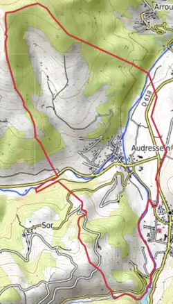 Carte topographique