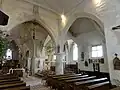 Nef, angle sud-est ; arcades du XVIe&nbsp;siècle.