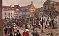 La Place du Marché à Landau (1916).