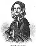 Auguste Crelinger en 1862.