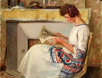 Jeune fille lisant
