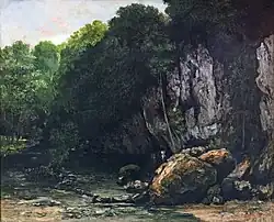 Gustave Courbet, "Le Ruisseau du puits noir", musée des Augustins de Toulouse.
