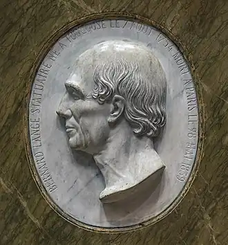 Portrait de Bernard Lange (1842), Toulouse, musée des Augustins.