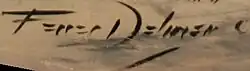 signature d'Augusto Ferrer-Dalmau