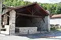 Un lavoir à Aulos.