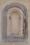 Fenêtre murée.