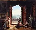 Aurèle Robert, La cathédrale de Lugano, 1840, huile sur toile, 66,5 x 79 cm, collection privée