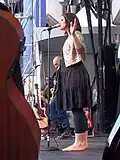 Aurélie Cabrel aux FrancoFolies de Montréal le 13 juin 2012.