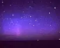 Aurore Australis visible à partir de la côte sud de Wellington
