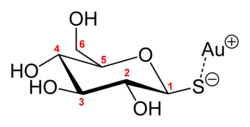 Image illustrative de l’article Aurothioglucose