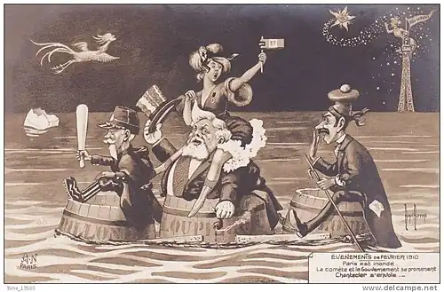 Caricature d'Armand Fallières par Henri Aurrens.