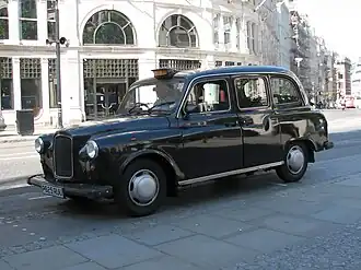 Taxi à Londres (Royaume-Uni)