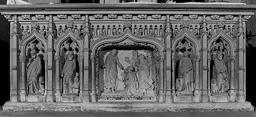 Atelier Grasset, autel de l'église de Bussy.