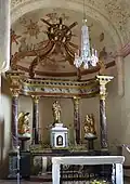 L'autel et son baldaquin