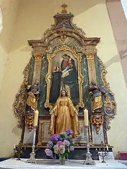 Autel de la Sainte Vierge(XVIIIe&nbsp;siècle).