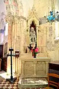 L'autel dédié à saint Roch.